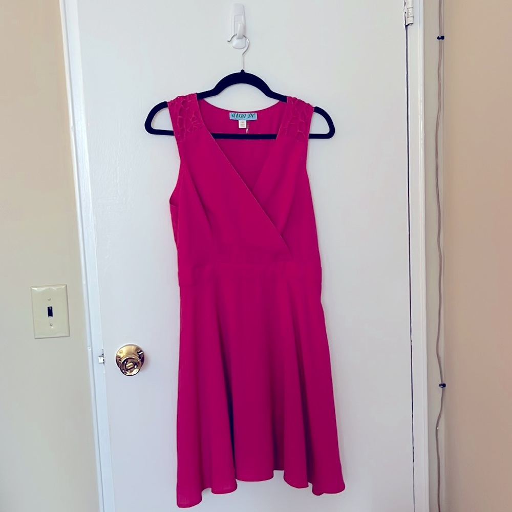 Hot Pink Classy Dress, Only worn once!
